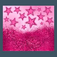 Pink Glitter Star Urban Heavy Tee | Teevron