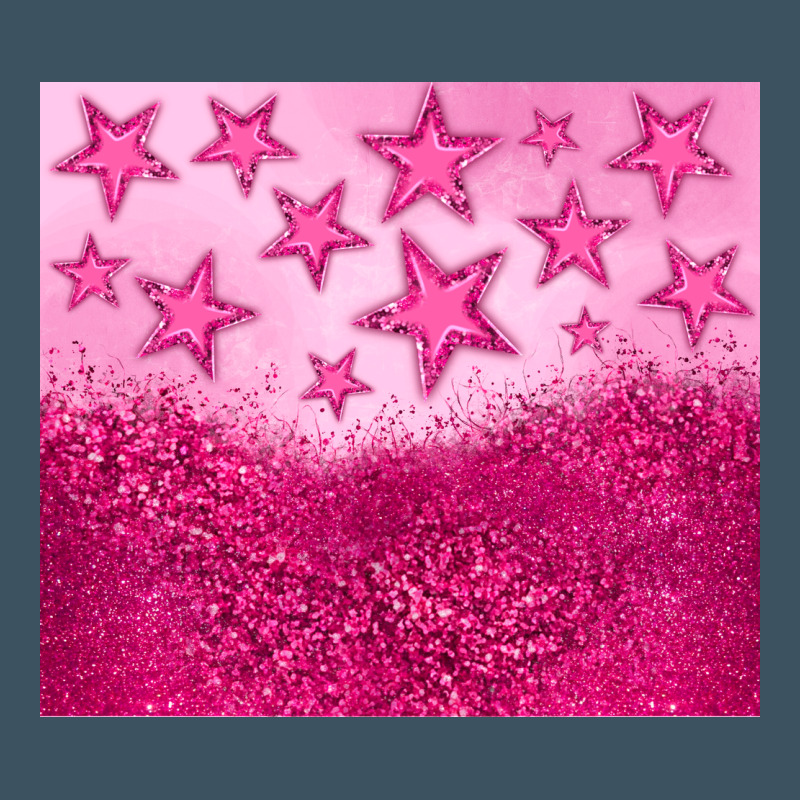 Pink Glitter Star Urban Heavy Tee by JahusDesignShop | Teevron