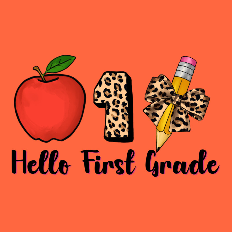 Hello First Grade Leopard 3200x2400 Premium Hoodie by AdoDesignShop | Teevron