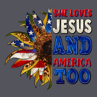 She Loves Jesus And America Too 4th Of July Vintage Hoodie | Teevron