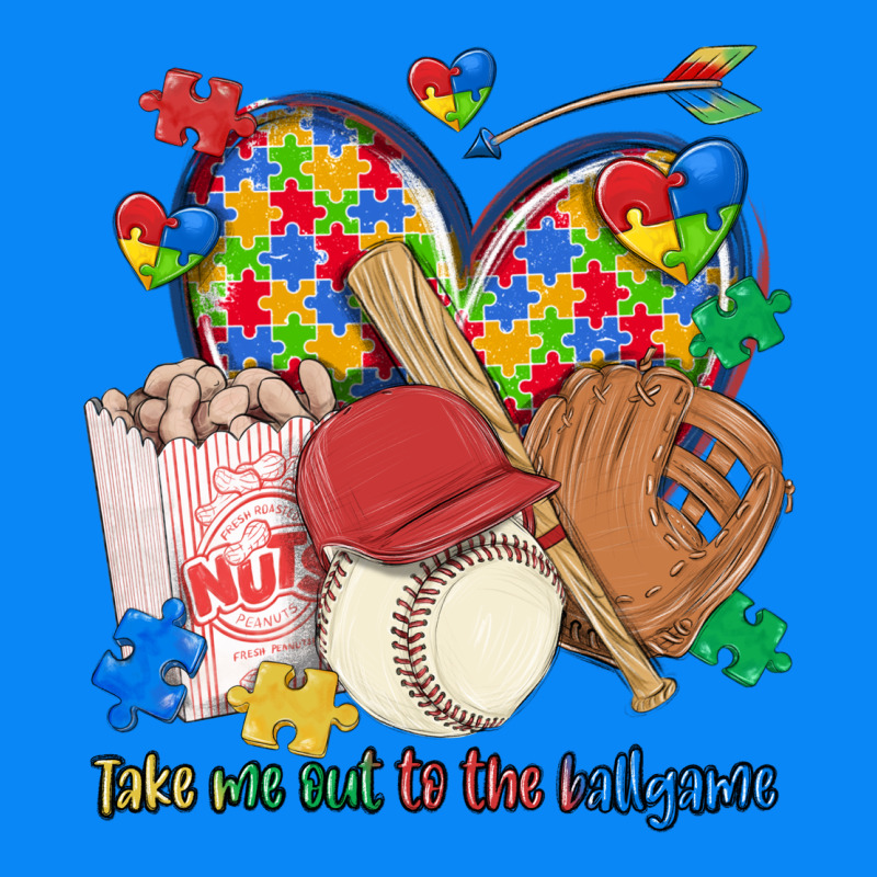 Take Me Out To The Ballgame  Autism Baseball Zipper Hoodie by MaliasSmallBusiness | Teevron