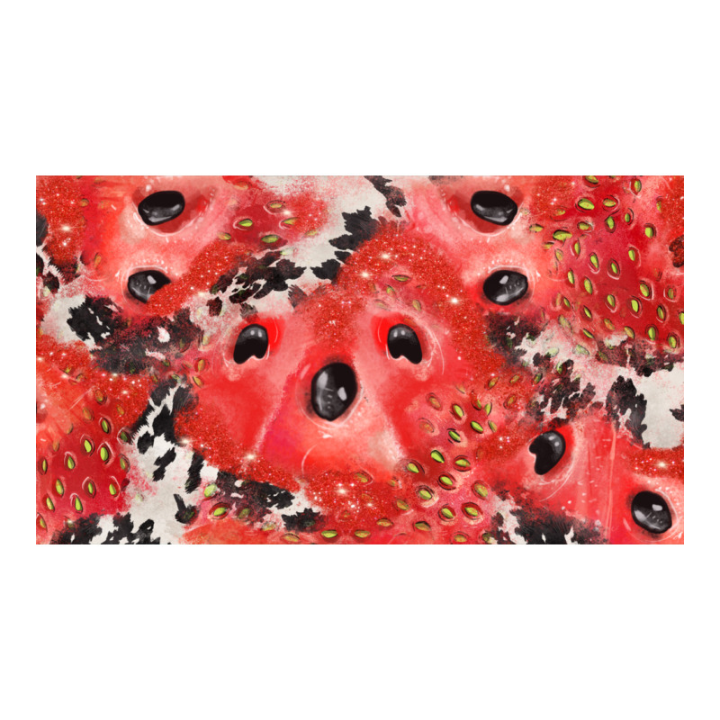 Watermelon Strawberry Cowhide Cup Premium Tee by BarkalooDesign | Teevron