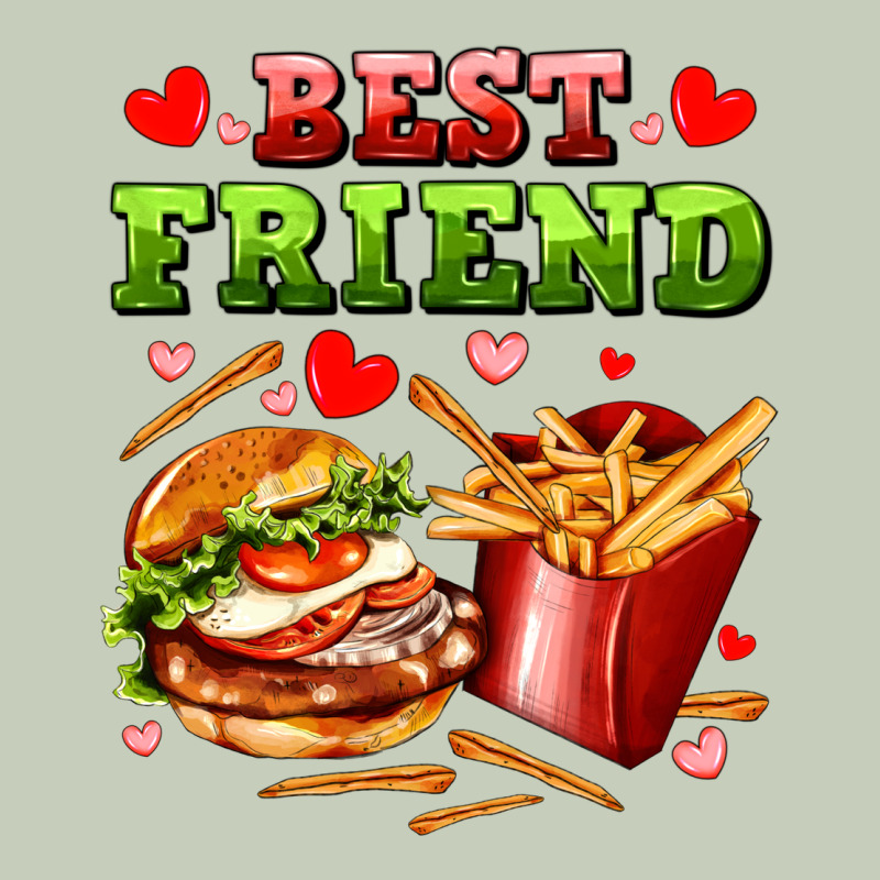Best Friend Hamburger Potatoes Long Sleeve Tee by AdoDesignShop | Teevron