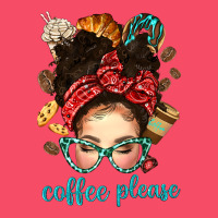 Coffee Please Messy Bun With Coffee Bean Bbs Premium Sweatshirt | Teevron