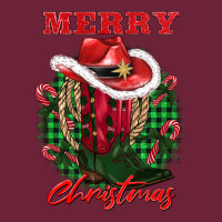 Merry Christmas Boots Hat Rope Long Sleeve Tee | Teevron