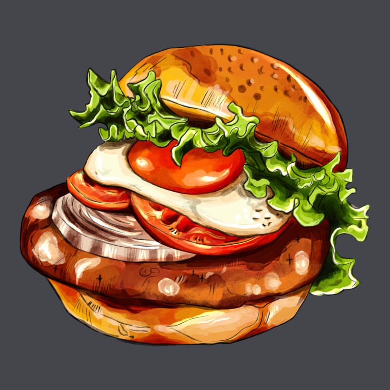 American Hamburger Long Sleeve Tee by AdoDesignShop | Teevron
