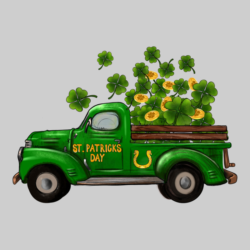 St Patricks Truck Shamrock Horseshoe Gold Premium Tee by RanaPortraitStore | Teevron