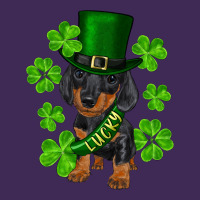 St. Patrick's Day Lucky Dachshund Puppy Premium Hoodie | Teevron