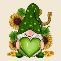 St Patricks Day Shamrock Sunflowers Gnomes Premium Tee | Teevron
