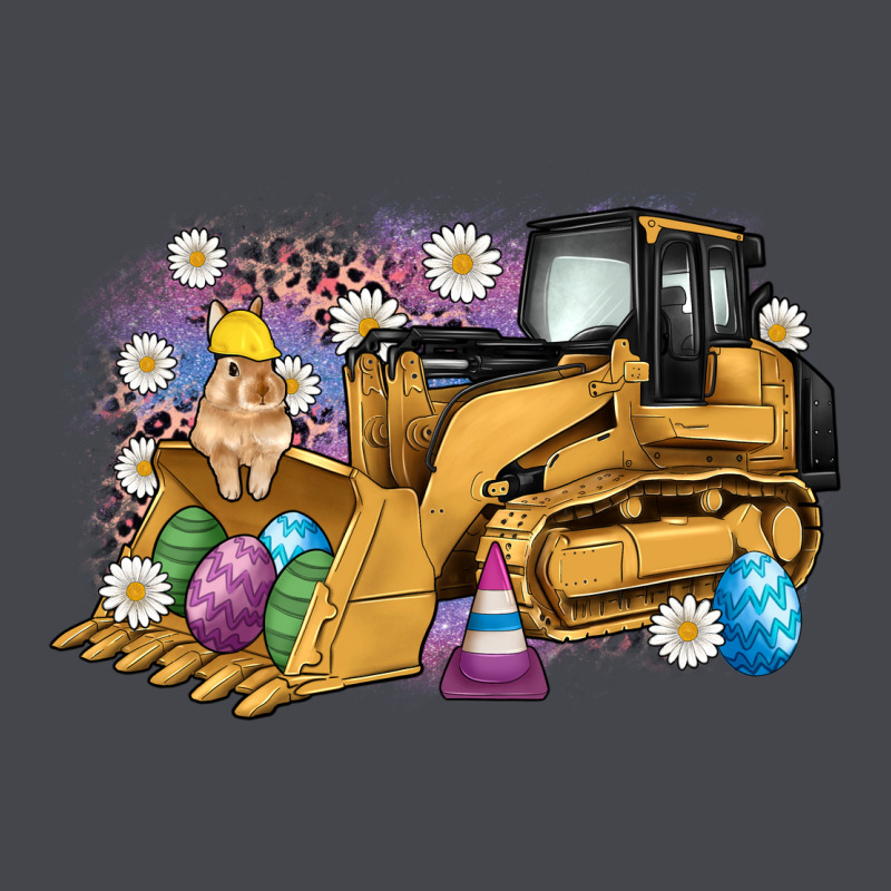 Easter Bulldozer Bunny Egg Leopard Long Sleeve Tee by Artiststas | Teevron
