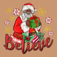 Believe Black Santa Christmas Heavyweight Hoodie | Teevron