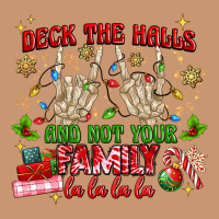 Deck The Halls And Not Your Family Heavyweight Hoodie | Teevron