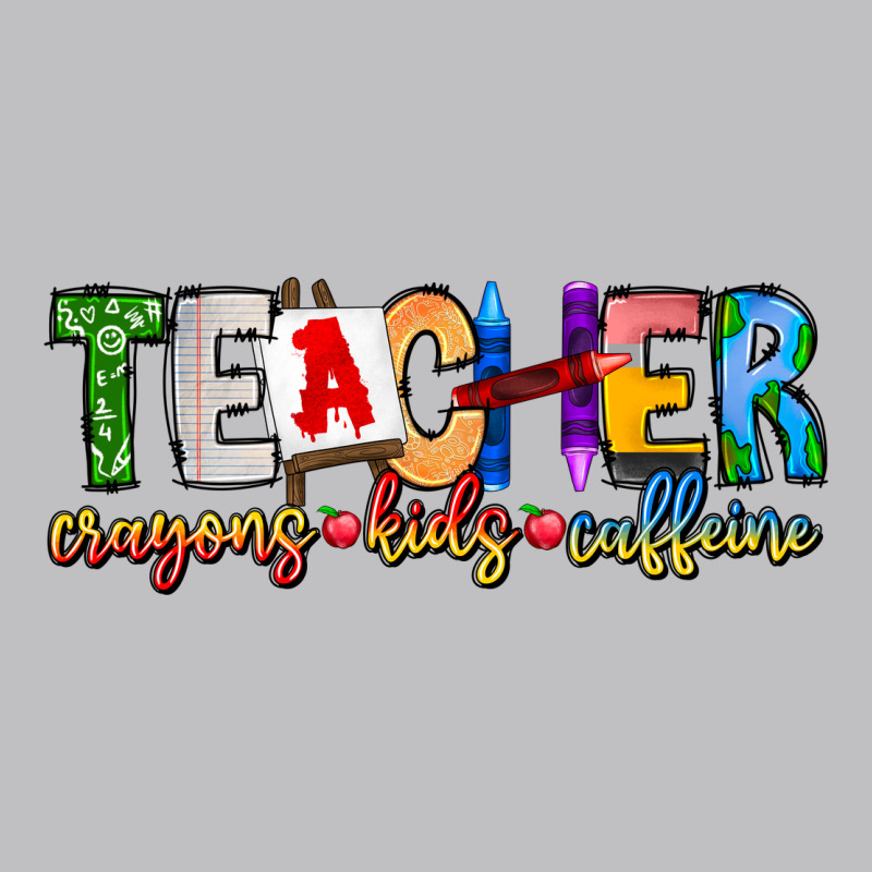 Teacher Cryons Kids Caffeine Classic Tee by CowhideDigitalArt | Teevron