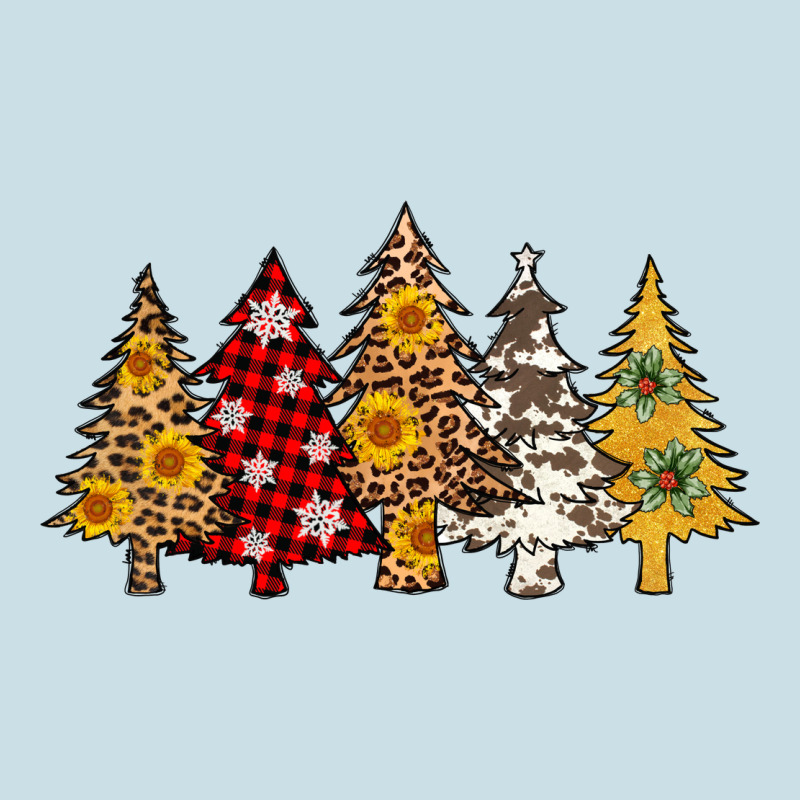 Leopard Christmas Trees Ladies Tee by AdoDesignShop | Teevron