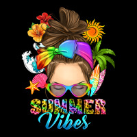 Messy Bun Summer Vibes Premium Tee | Teevron