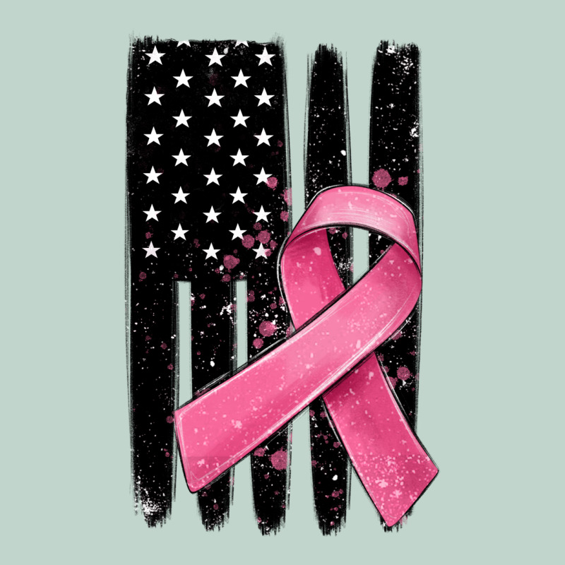 Breast Cancer Ribbon American Flag Zipper Hoodie by MaliasSmallBusiness | Teevron