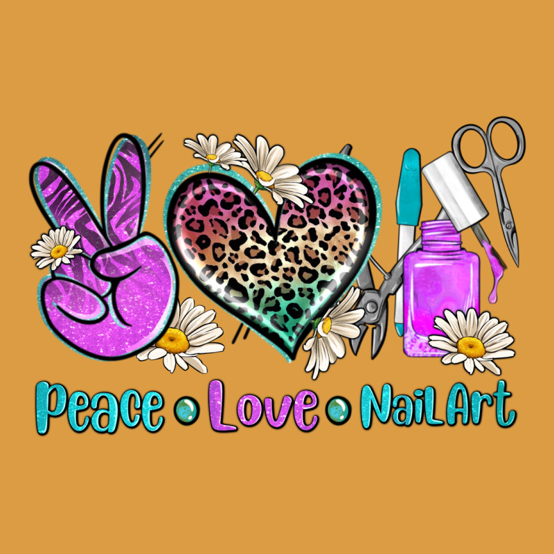 Peace Love Nail Art Urban Heavy Tee by AdoDesignShop | Teevron