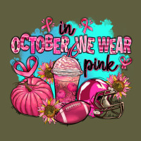 In October We Wear Pink American Football Vintage Tee | Teevron