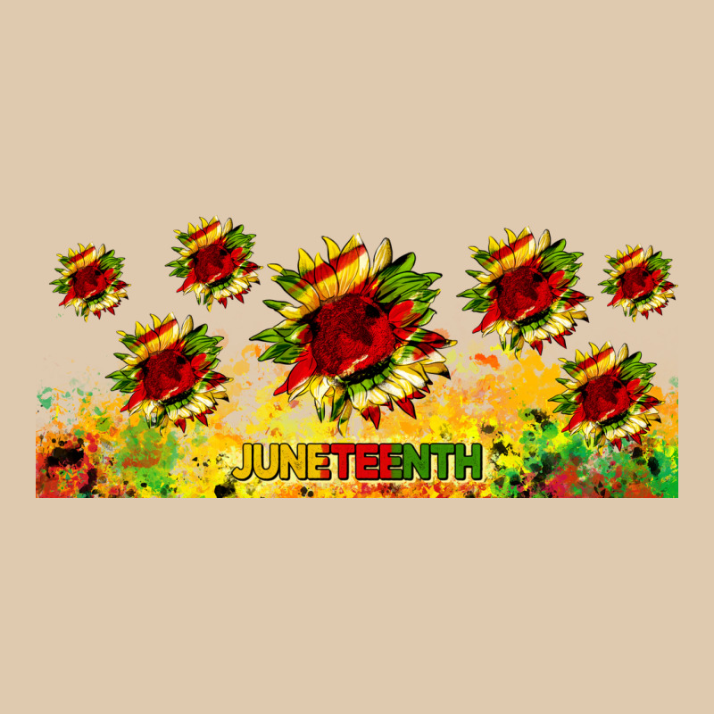 Juneteenth Sunflowers Libbey Glass Heavyweight Sweatshirt by HRA Design Shop | Teevron
