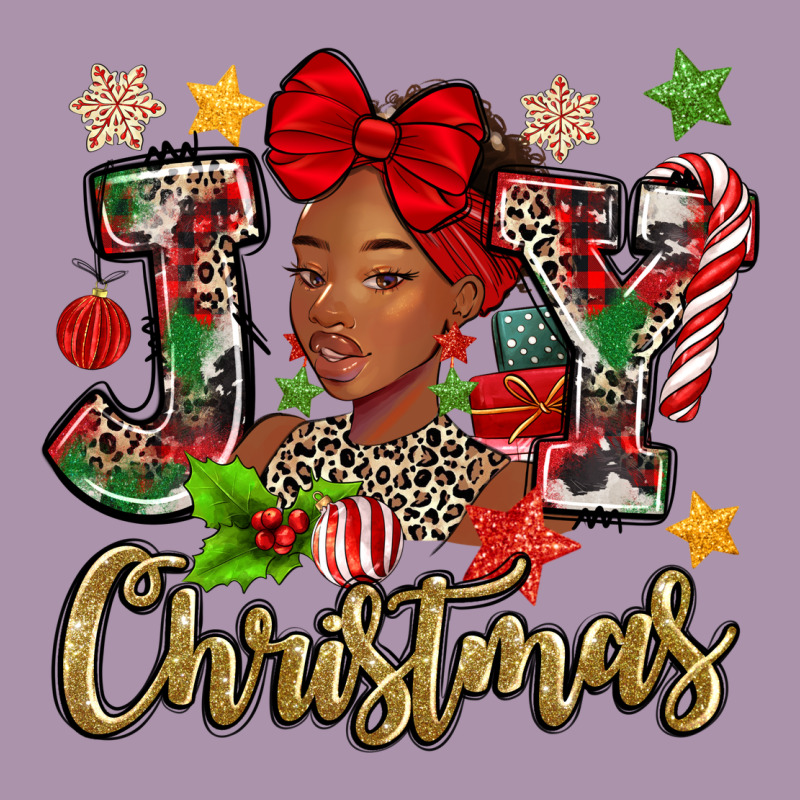 Christmas Joy Black Woman Heavyweight Hoodie by MaliasSmallBusiness | Teevron