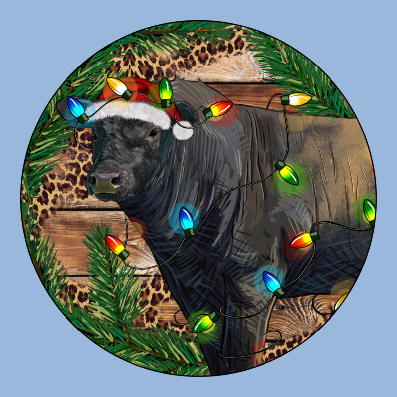 Black Angus Bull With Christmas Lights Premium Hoodie by RanaPortraitStore | Teevron