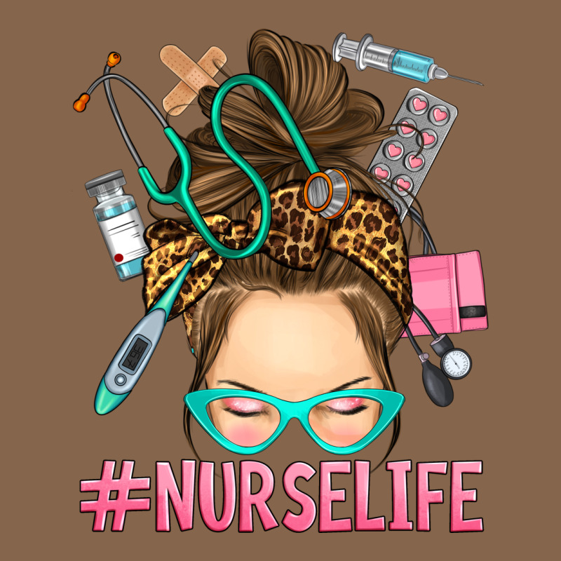 Messy Bun Nurse Life Premium Tee by RanaPortraitStore | Teevron