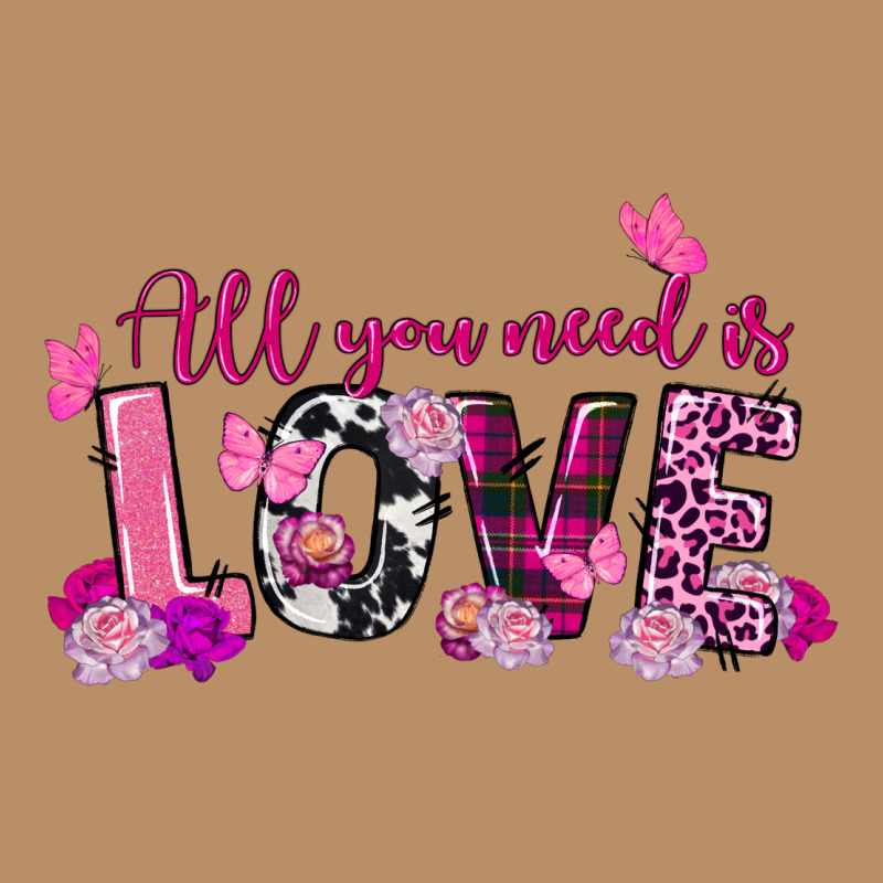 All You Need Is Love Valentine's Day Vintage Hoodie by FaDigitalArtStudio | Teevron
