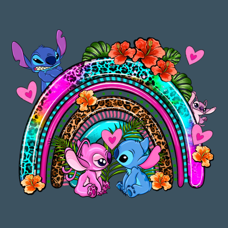 Stitch And Lilo Rainbow Urban Heavy Tee by AdoDesignShop | Teevron