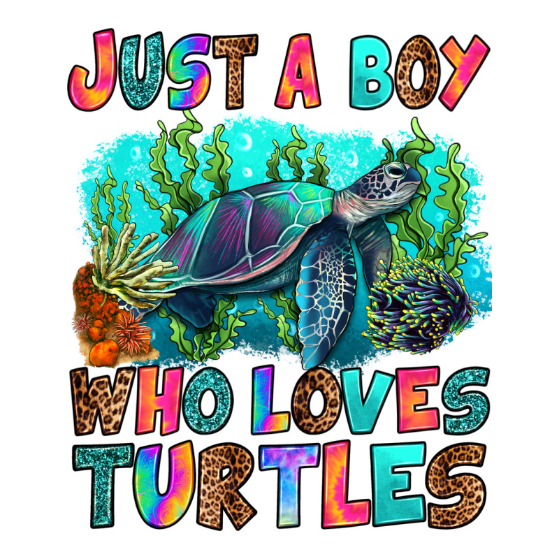 Just A Boy Who Loves Turtles Premium Tee by RanaPortraitStore | Teevron