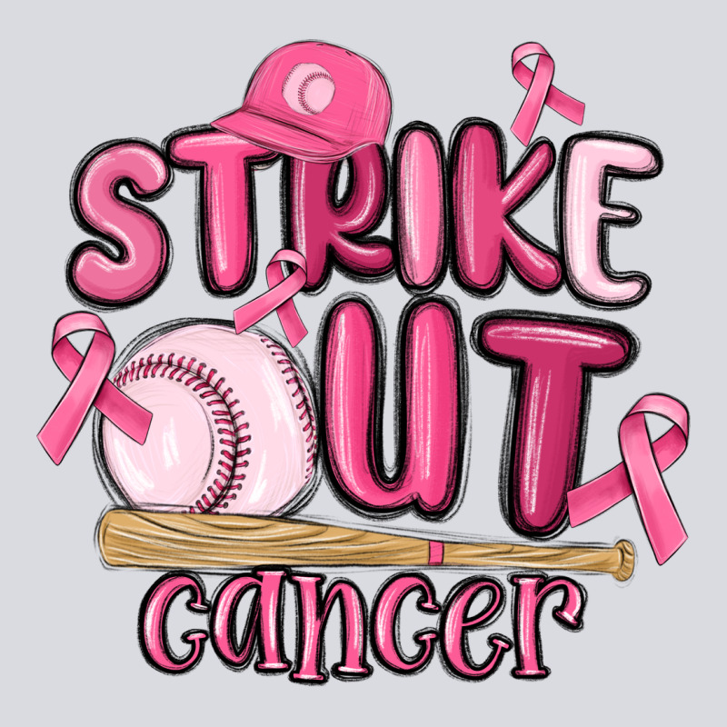 Strike Out Cancer Baseball Zipper Hoodie by MaliasSmallBusiness | Teevron