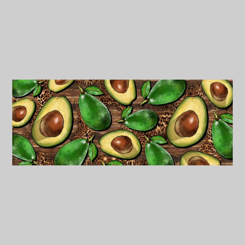 Avocados With Wood And Leopard Background 11 Oz Mug Premium Tee by BarkalooDesign | Teevron