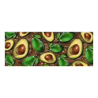 avocados with wood and leopard background 11 oz mug | Teevron