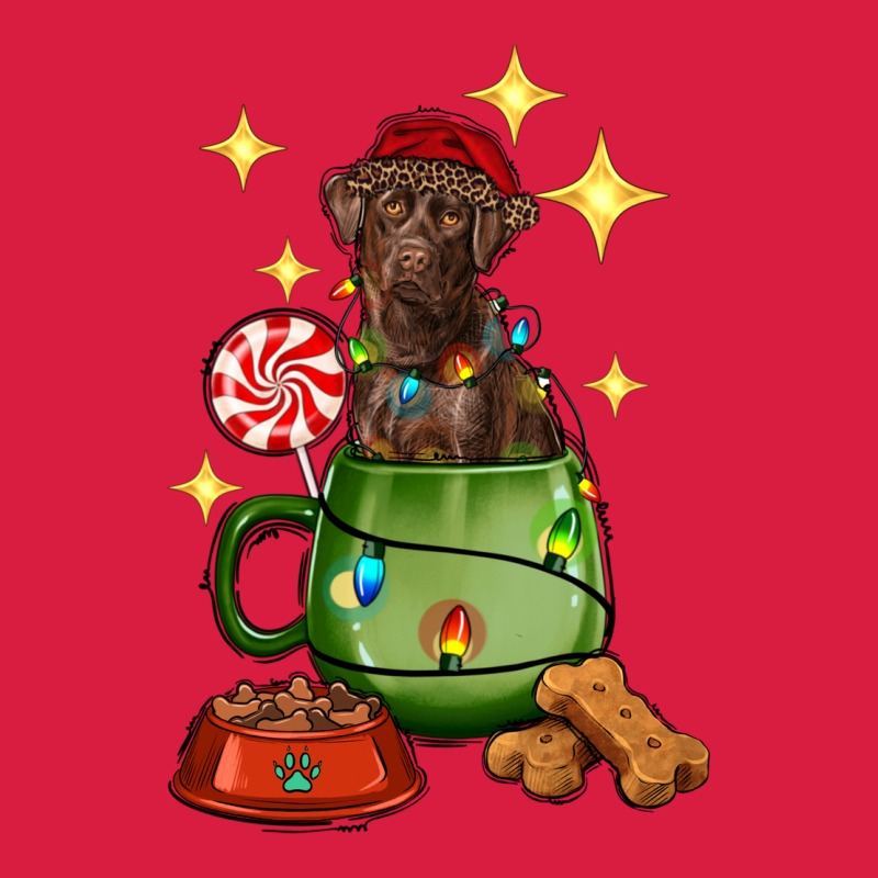 Christmas Coffee Cup With Labrador Premium Hoodie by RanaPortraitStore | Teevron