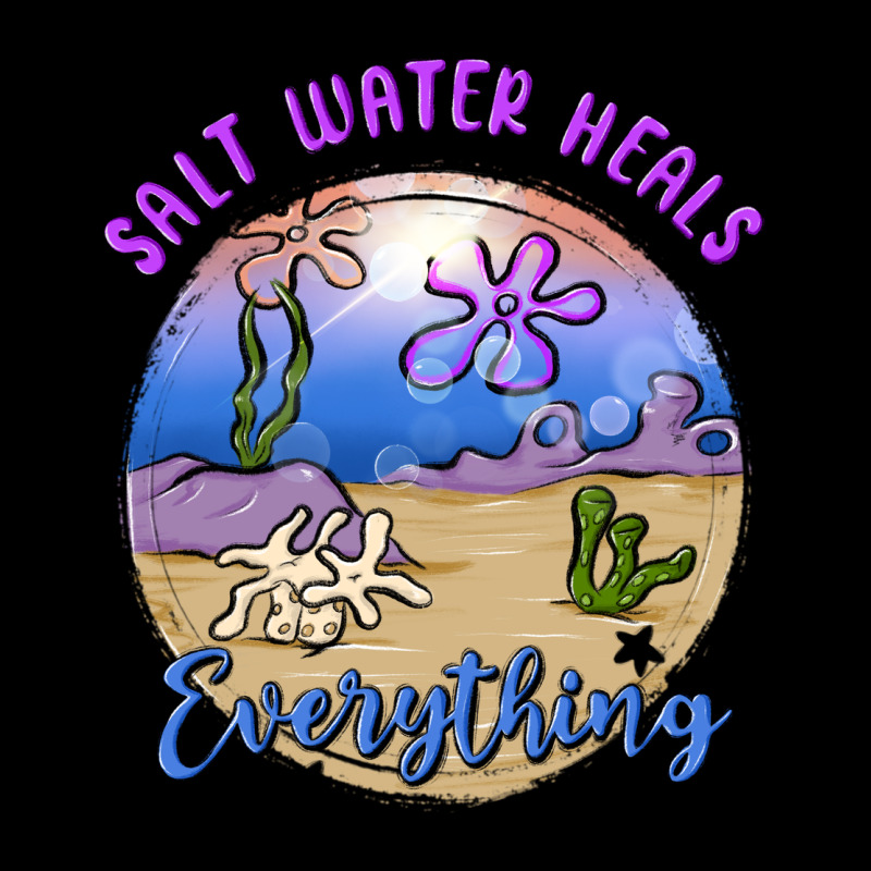 Salt Water Heals Everything Zipper Hoodie by MaliasSmallBusiness | Teevron
