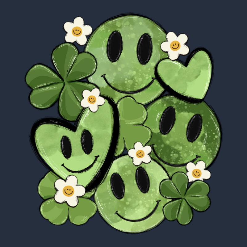 St. Patrick's Day Green Smile Zipper Hoodie by MaliasSmallBusiness | Teevron