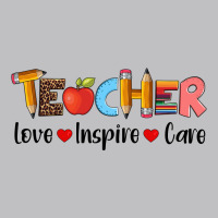 Teacher Love Inspıre Care Wıth  And Pen Long Sleeve Tee | Teevron