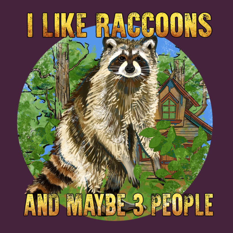 I Like Raccoons And 3 People Premium Tee by BarkalooDesign | Teevron