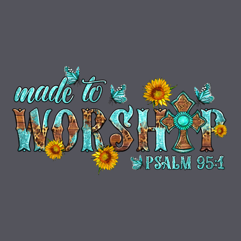Made To Worship With Sunflowers Vintage Hoodie by HRA Design Shop | Teevron