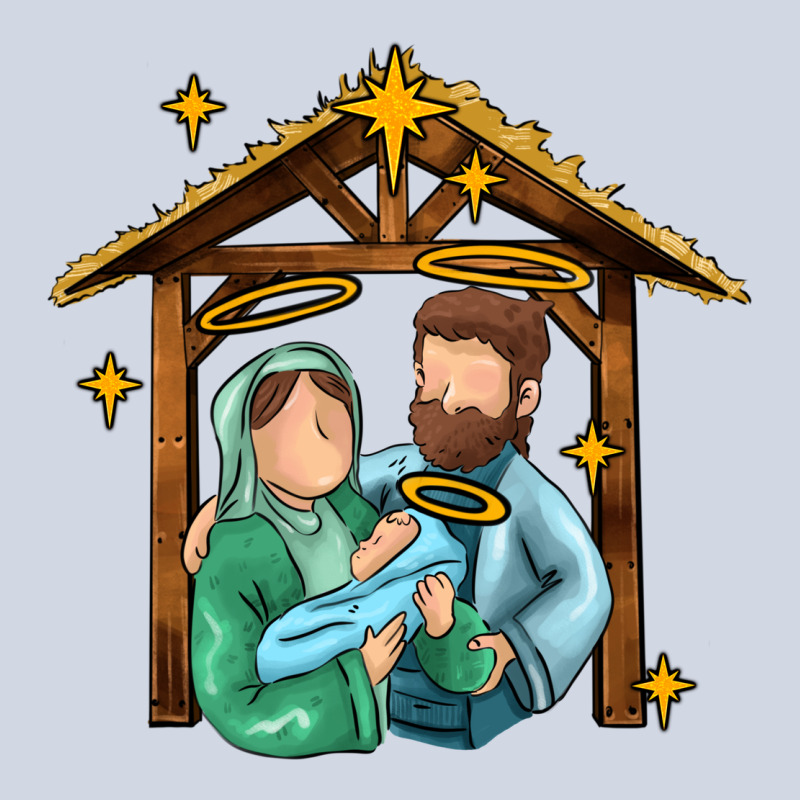 Jesus Newborn Oh Holy Night Premium Sweatshirt by MaliasSmallBusiness | Teevron