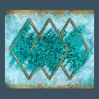 Turquoise Glitter Urban Heavy Tee | Teevron