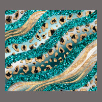 Turquoise Glitter Urban Heavy Tee | Teevron