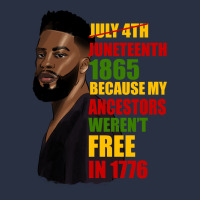 Juneteenth 1885 Because My Ancestors Weren't Free In 1776 Black Man Heavyweight Sweatshirt | Teevron