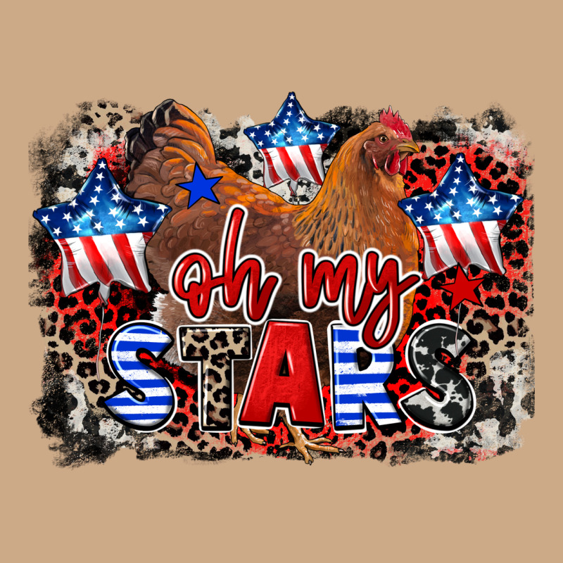 Oh My Stars Chicken 4th Of July Vintage Hoodie by CowGirlArtShop | Teevron