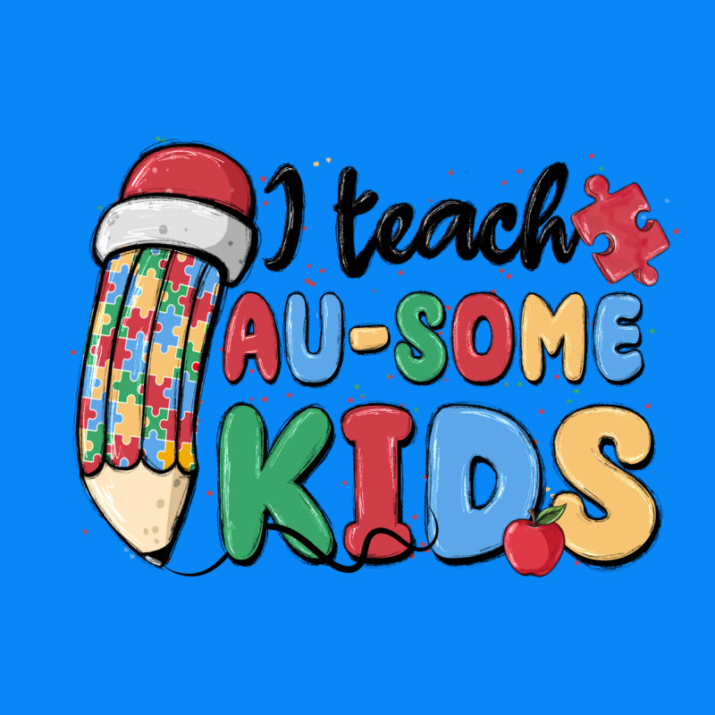 I Teac Au Some Kids Zipper Hoodie by MaliasSmallBusiness | Teevron