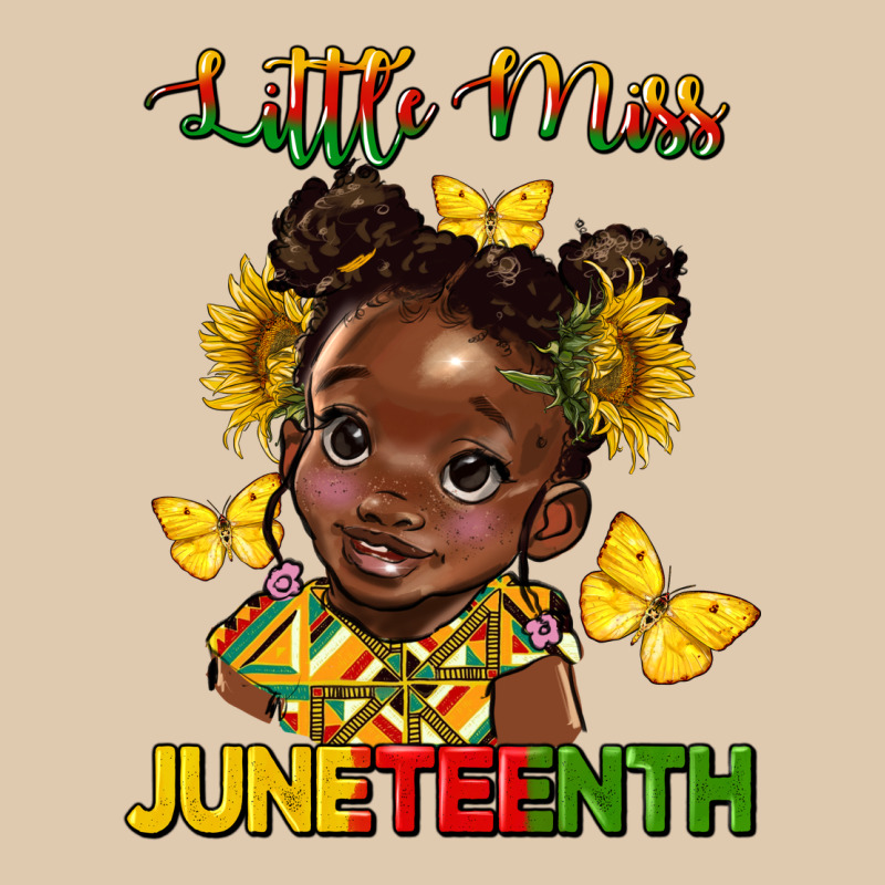 Little Miss Juneteenth Heavyweight Sweatshirt by HRA Design Shop | Teevron