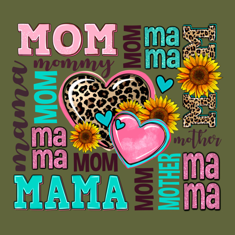 Mom Mama Mommy With Hearts Classic Tee by AdoDesignShop | Teevron
