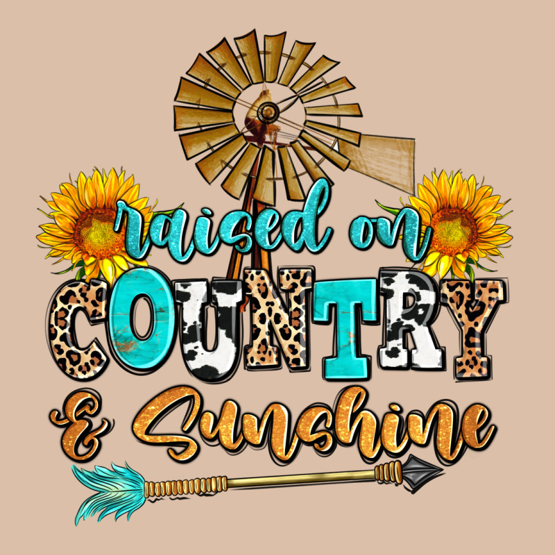 Raised On Country And Sunshine Urban Heavy Tee by AdoDesignShop | Teevron