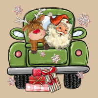 Christmas Santa And Reindeer Truck Heavyweight Hoodie | Teevron