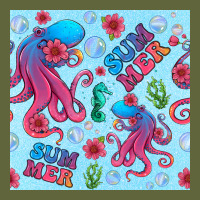 Summer And Octopus Seamless Pattern Classic Tee | Teevron