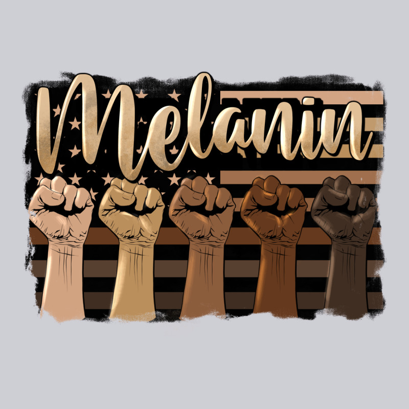 Melanin American Flag Heavyweight Sweatshirt by HRA Design Shop | Teevron